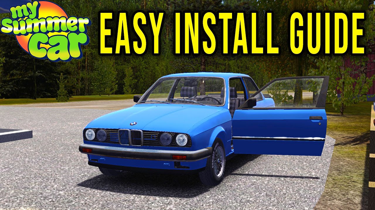 BMW E30 - HOW TO DOWNLOAD AND INSTALL CORRECTLY with SAVE GAME - My Summer Car Tips #27 | Radex
