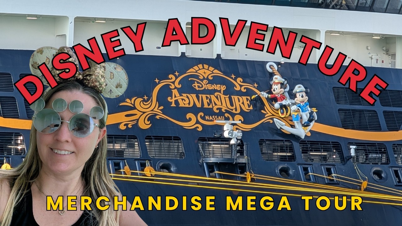 Disney Adventure Merchandise MEGA Tour | Every Shop Onboard (90 Minutes)