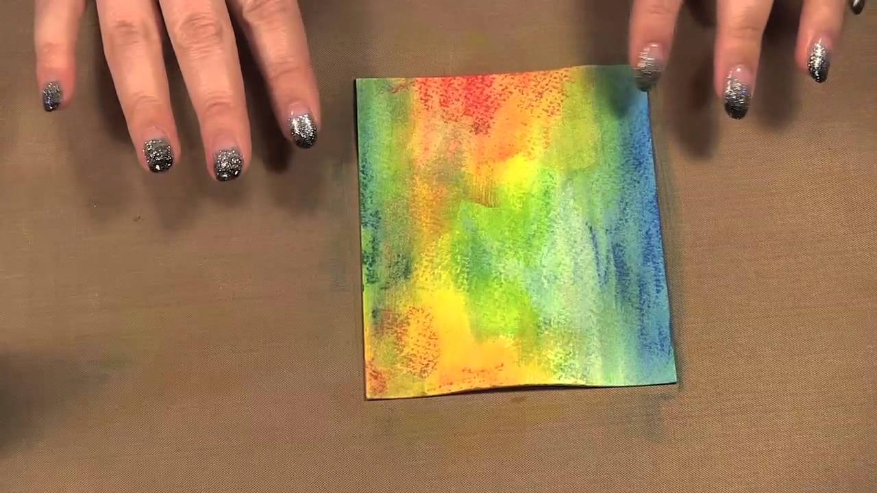 Scrap Time - Ep. 754 -- My Stamp Box and a Faber-Castell Gelato Technique