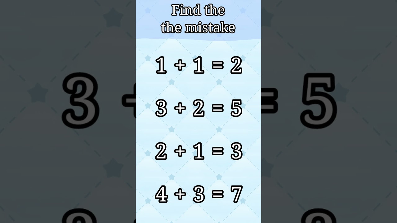Can You Spot the Hidden Mistake in This Puzzle?