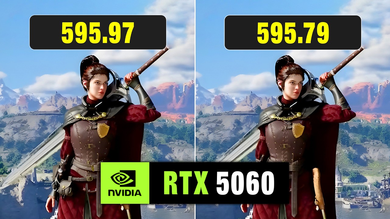 NVIDIA Driver 595.97 vs 595.79 : RTX 5060 | DLSS 4.5 Performance Test