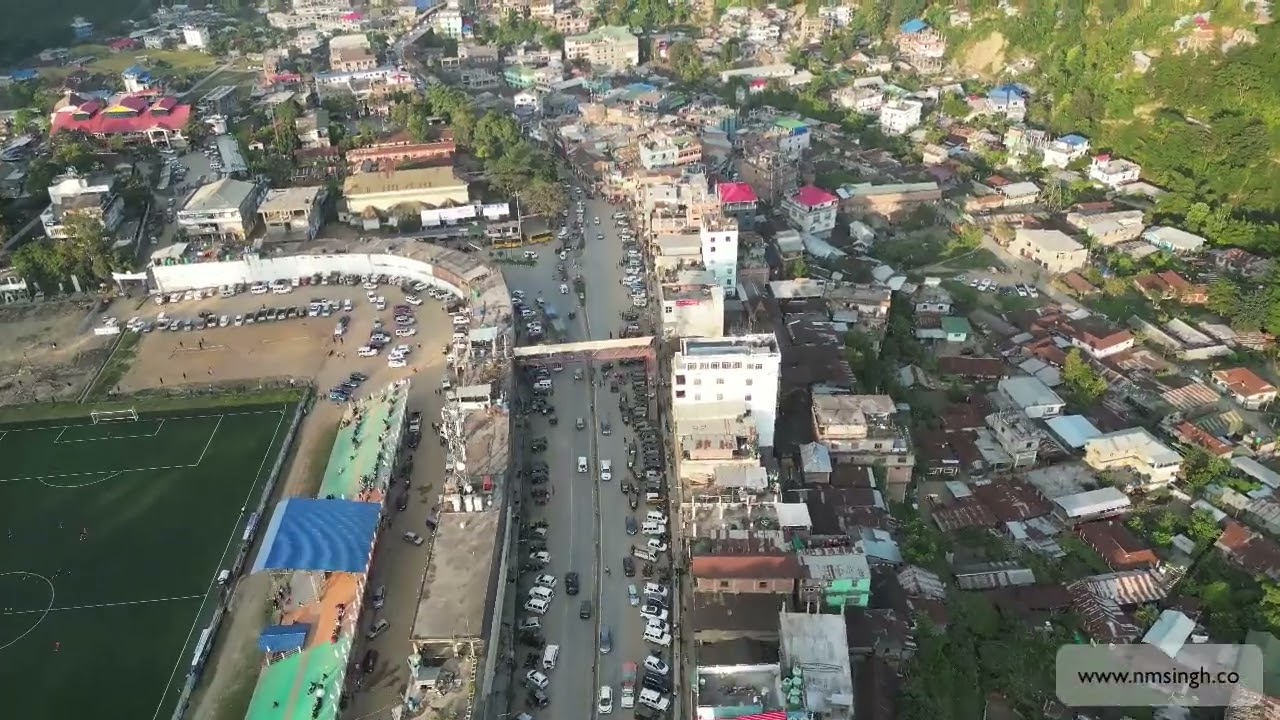 Beautiful town..... District head quarter Senapati#Manipur Northeast India.