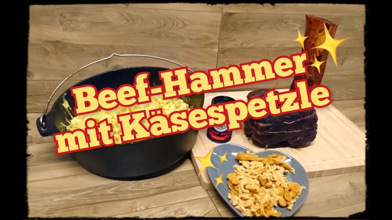 #Folge 38 #Beef-Hammer mit #Käsespetzle