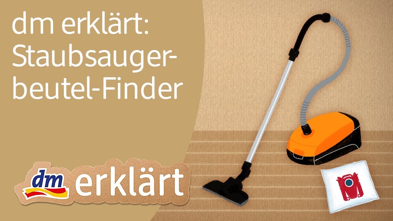 dm erklärt: Staubsaugerbeutel-Finder