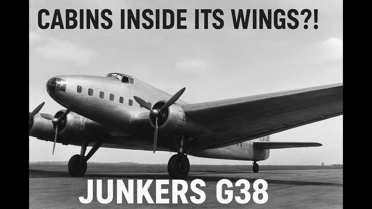 The Giant Airliner With Cabins In Its Wings &ndash; The Forgotten Engineering Marvel of WW2  Junkers G38