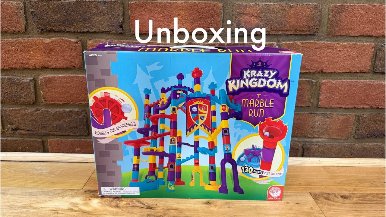 Игровой набор Mindware Krazy Kingdom Marble Run! (Распаковка)