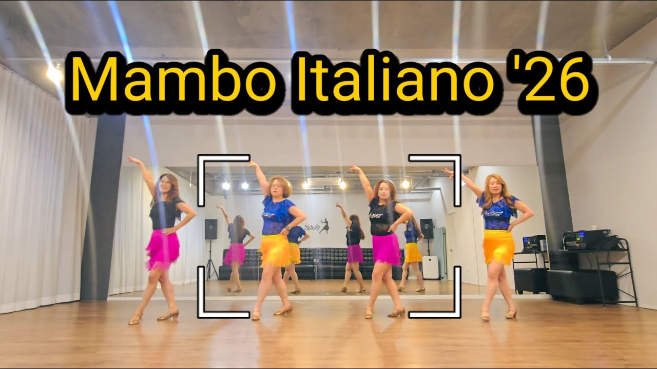 Mambo Italiano '26 Line Dance / High Beginner / 거울모드 / RESTART(리스타트) #하남라인댄스 #오늘도 라인하세요 #퀸코리아