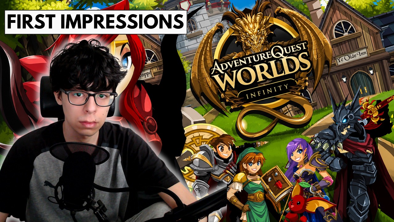 AQW Infinity Alpha Gameplay & First Impressions | Stream Highlights