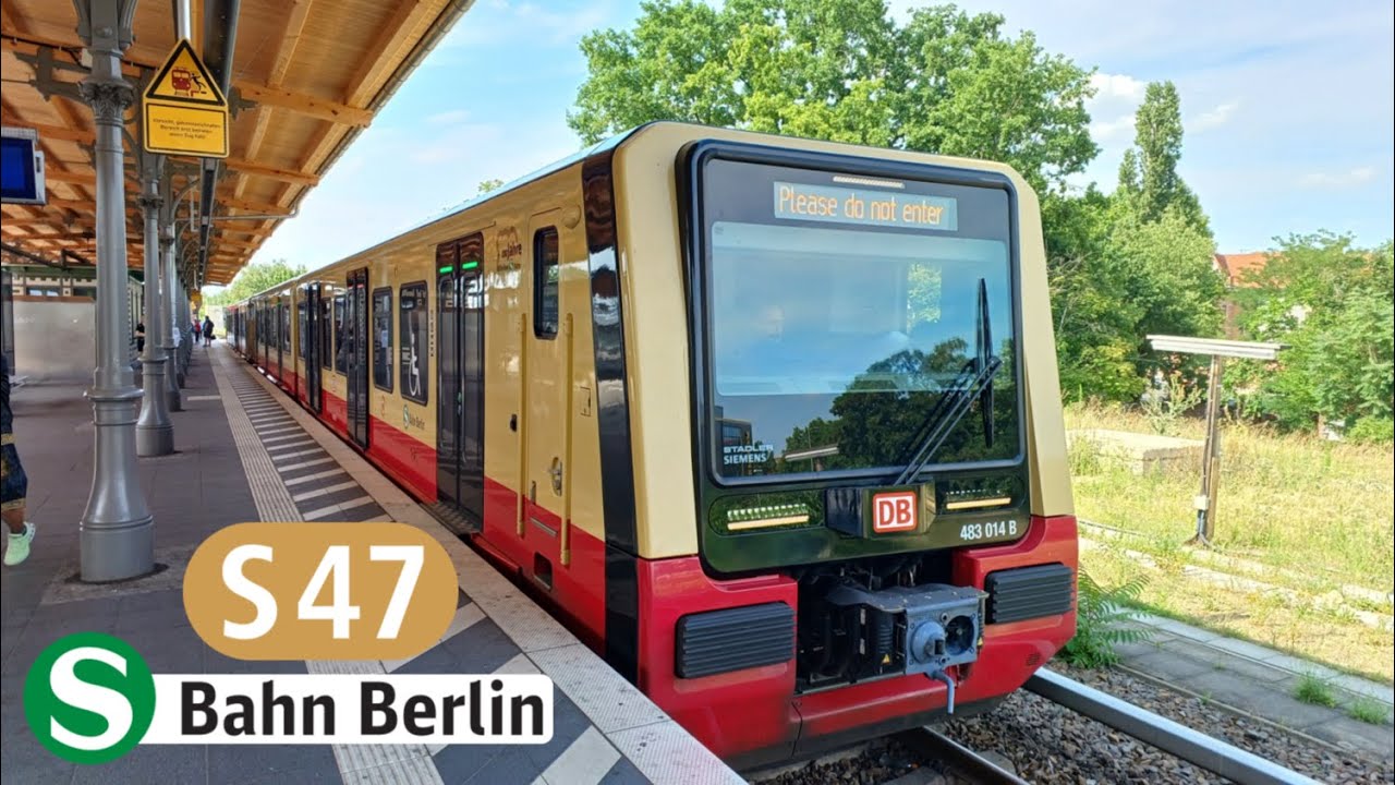 S-Bahn Berlin | Mitfahrt S47: Schöneweide - Spindlersfeld | Siemens/Stadler BR 484