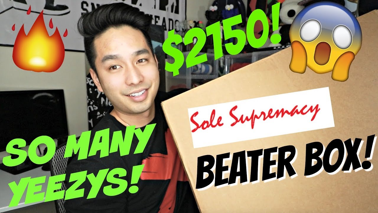 INSANE $2150 SOLE SUPREMACY BEATER BOX! BEST BOX OF THE YEAR!?