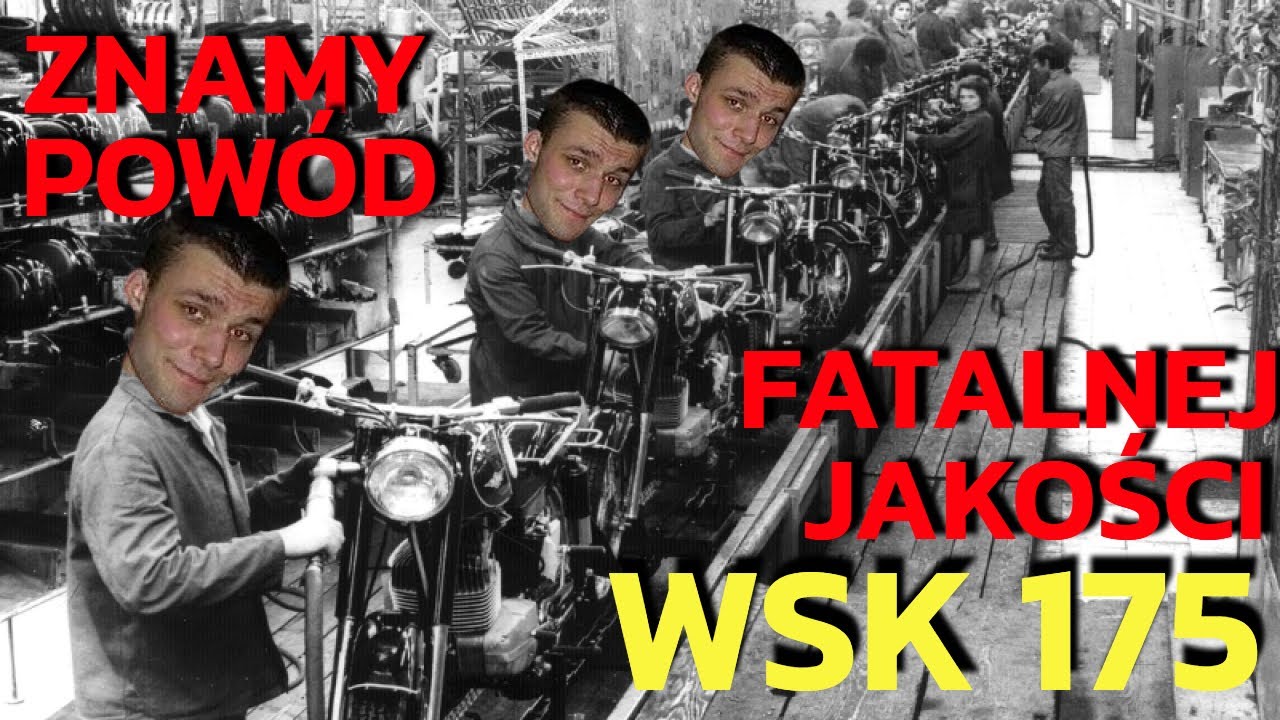 Znamy przyczynę fatalnej jakości motocykli WSK 175 - Naprawa silnika jazda i prezentacja