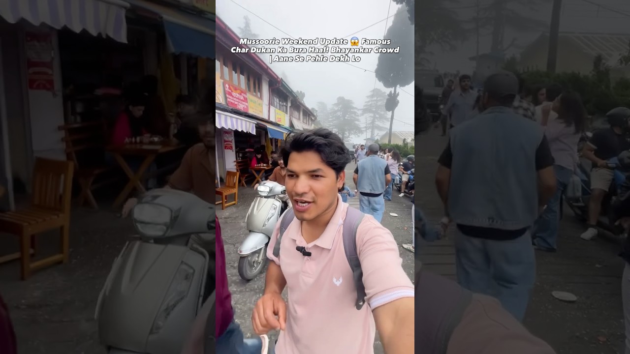 Mussoorie Weekend Update 😱 Famous Char Dukan in Chaos! Massive Crowds | Watch Before You Come