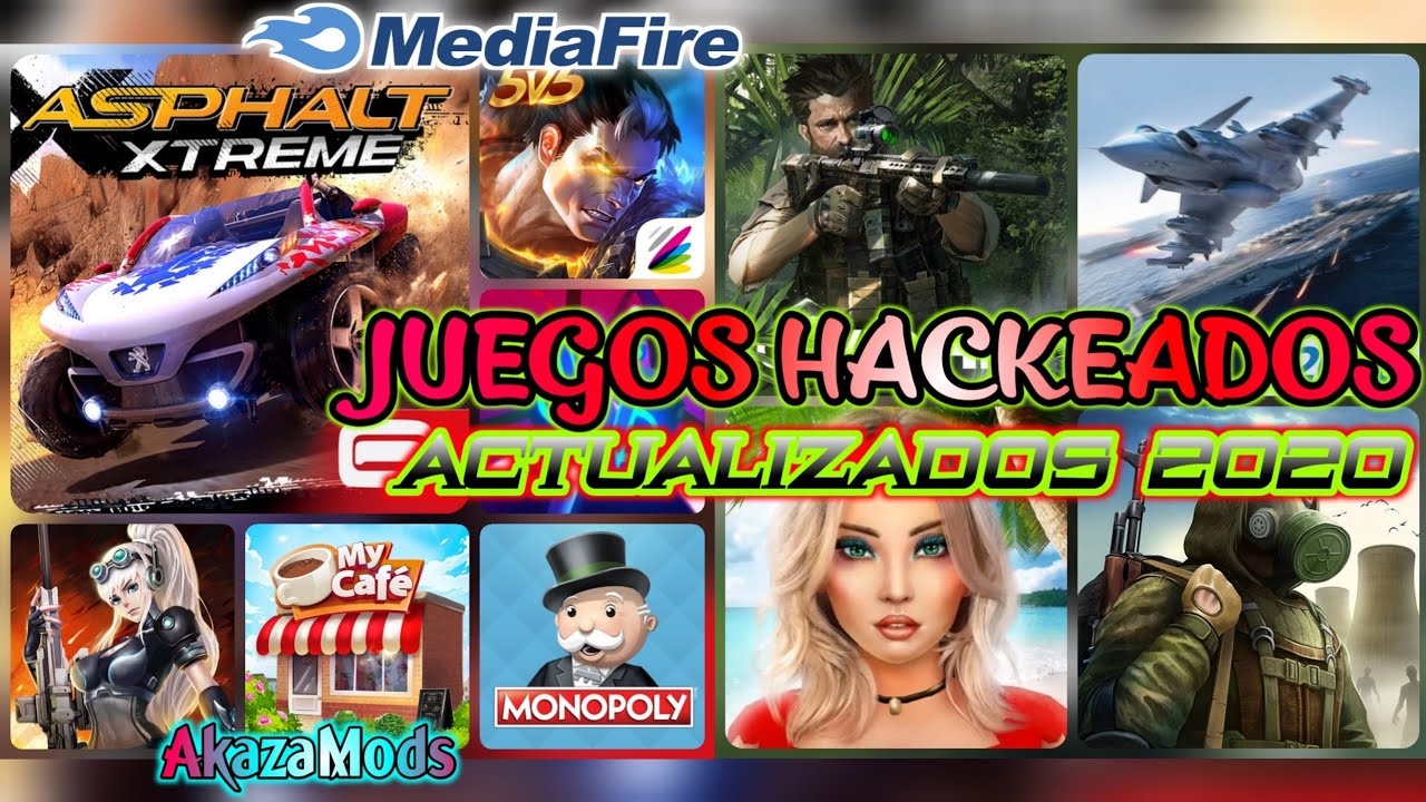 Top JUEGOS HACKEADOS ANDROID 2020 | AkazaMods