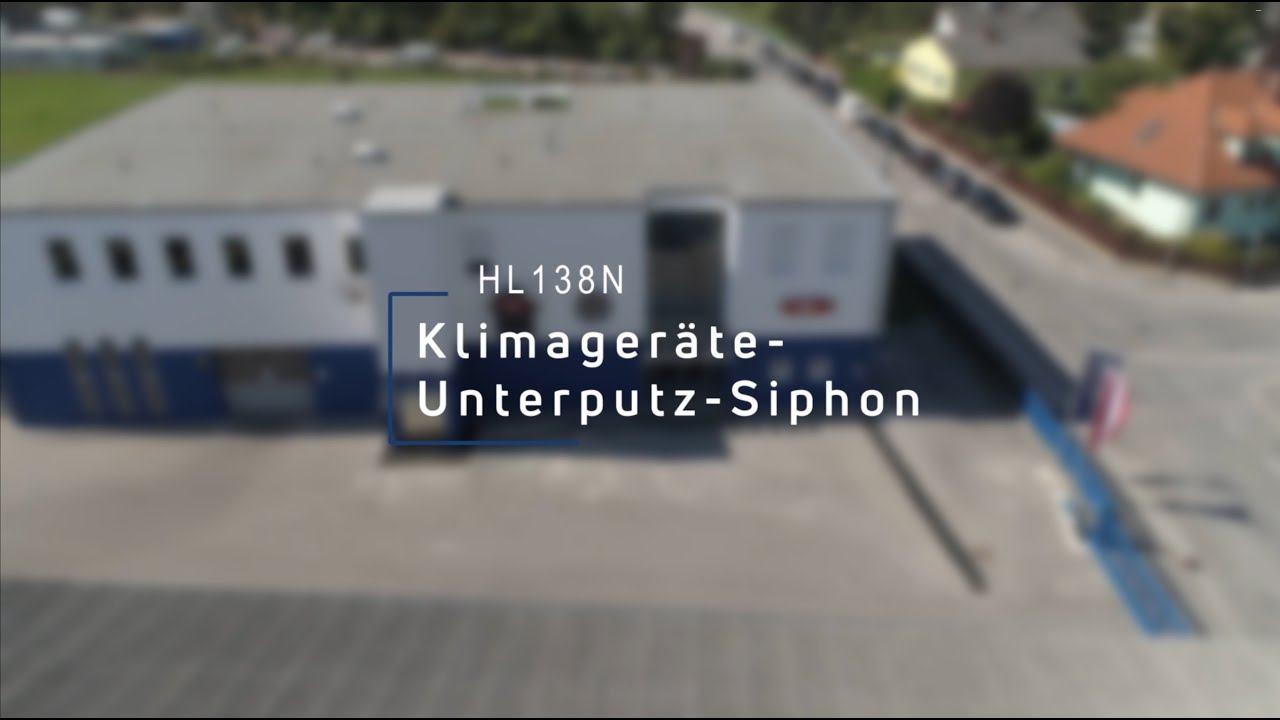 HL138N  Unterputz-Kondensatsiphon *NEU*