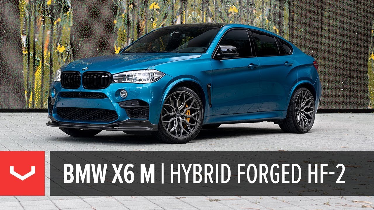 BMW X6 M | Vossen Hybrid Forged HF-2 Wheel | Tinted Matte Gunmetal