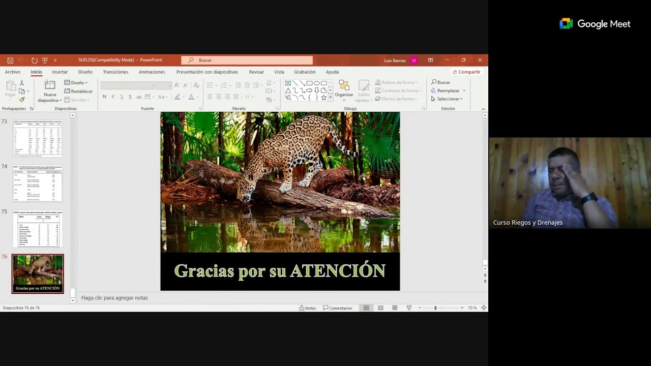 Semana 08, Riegos y Drenajes