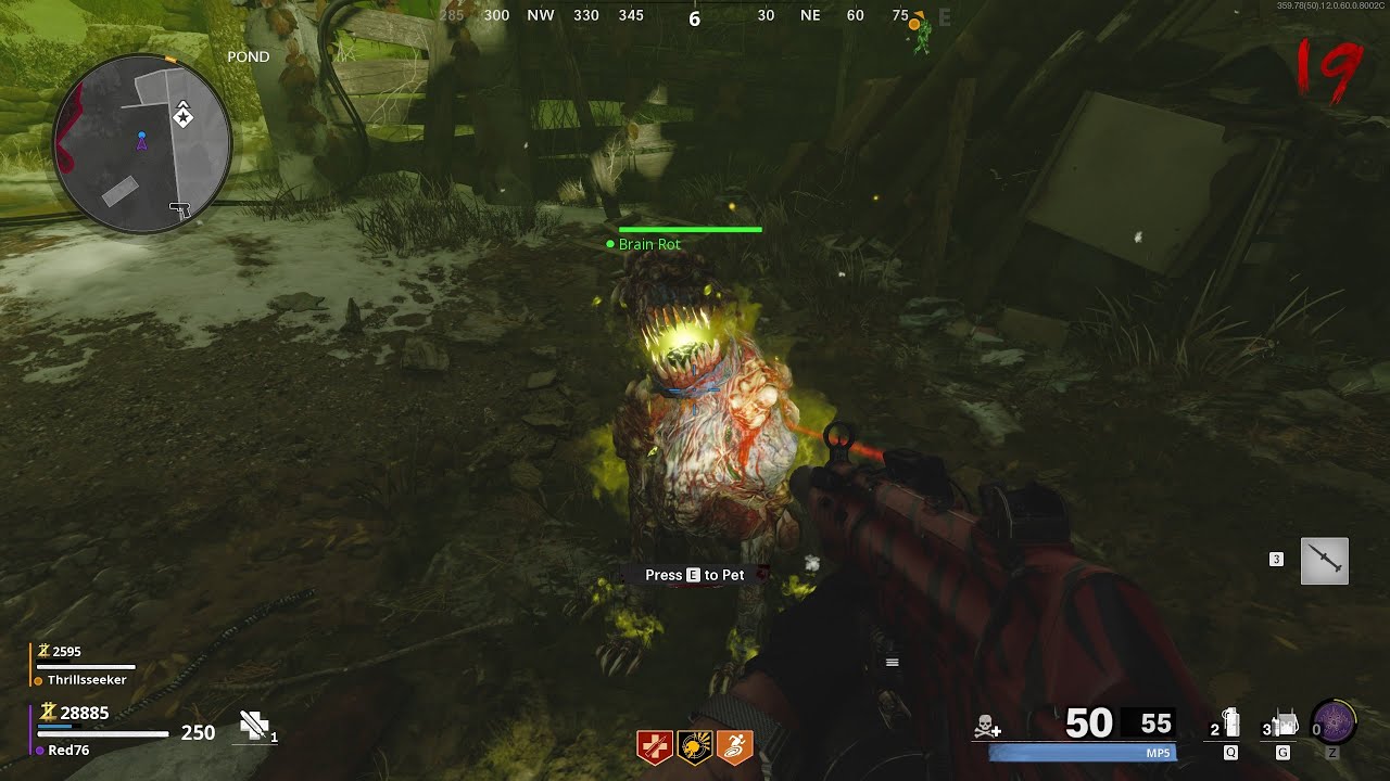Black Ops Cold War Zombies - Good Undead Dog (Petting A Brain Rot Plaguehound)