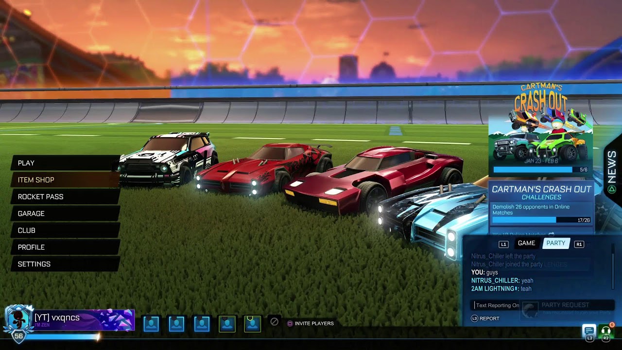 Playing Rocket League