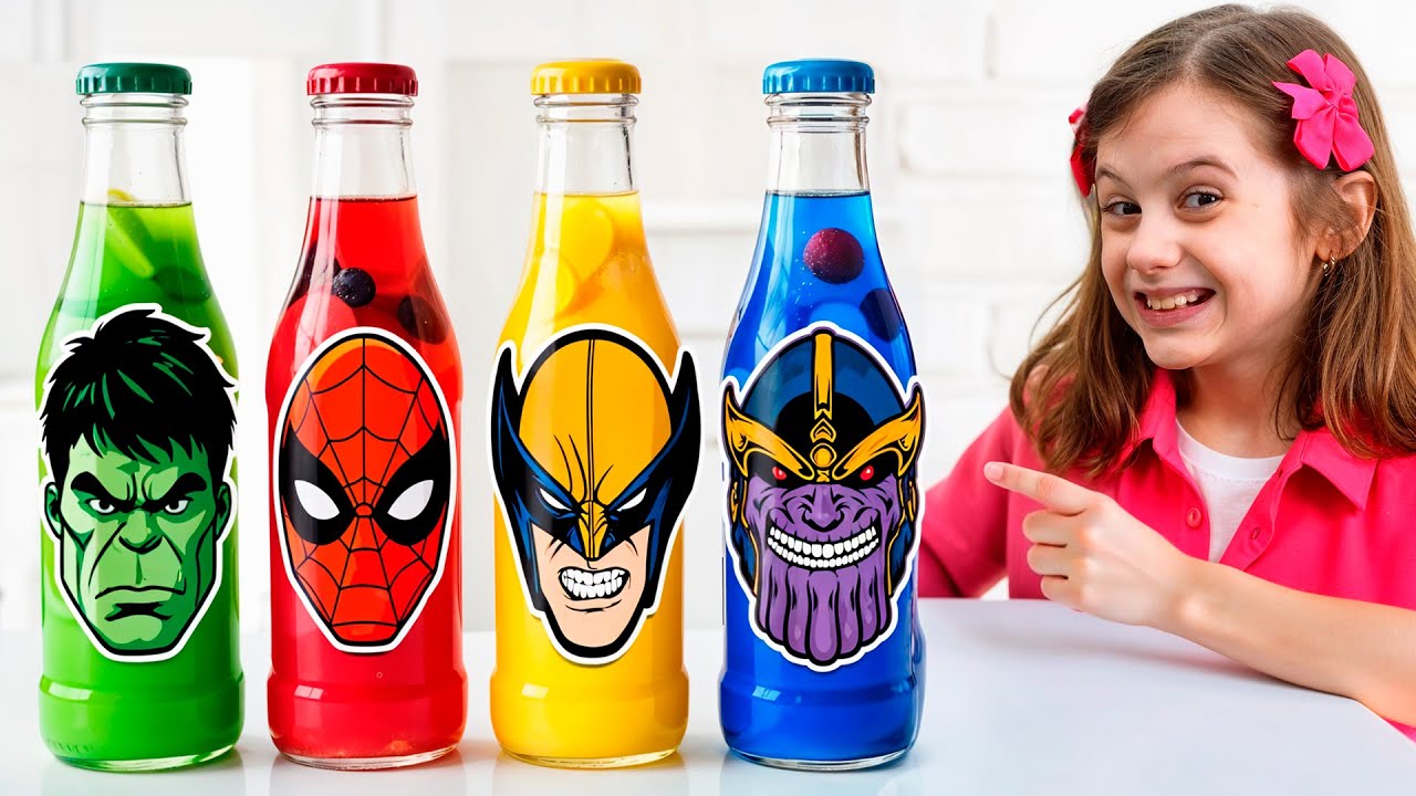 Eva and Kids turn into superheroes - Funny toy stories for kids
