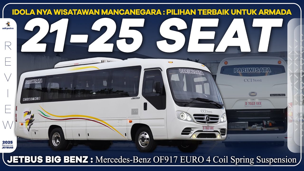 Idolanya Wisatawan Mancanegara! Armada Terbaru PO CCI TRANS : Jetbus Big Benz
