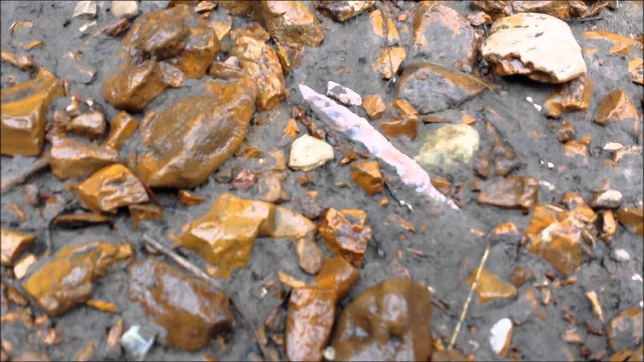 Arrowhead Hunting - Fun Creek Hunting - Missouri Arrowheads - 7/3/15