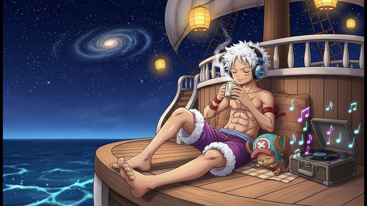 One Piece Lofi Mix 🏴‍☠️ | Relax, Sleep, Study, Chill [11 hour] 🎵 Lofi Luffy Chill ⛵