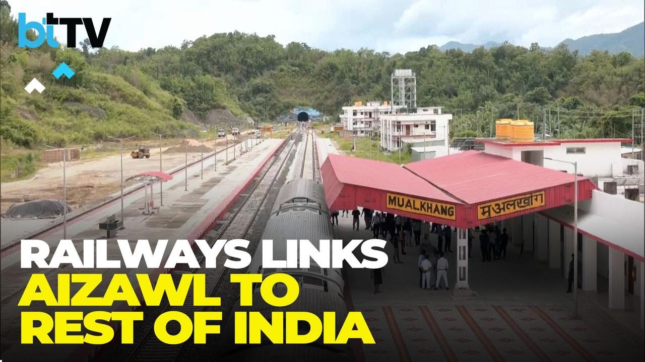 Bairabi–Sairang Railway Line Completed, Mizoram’s Capital Aizawl Set To Join Rail Network