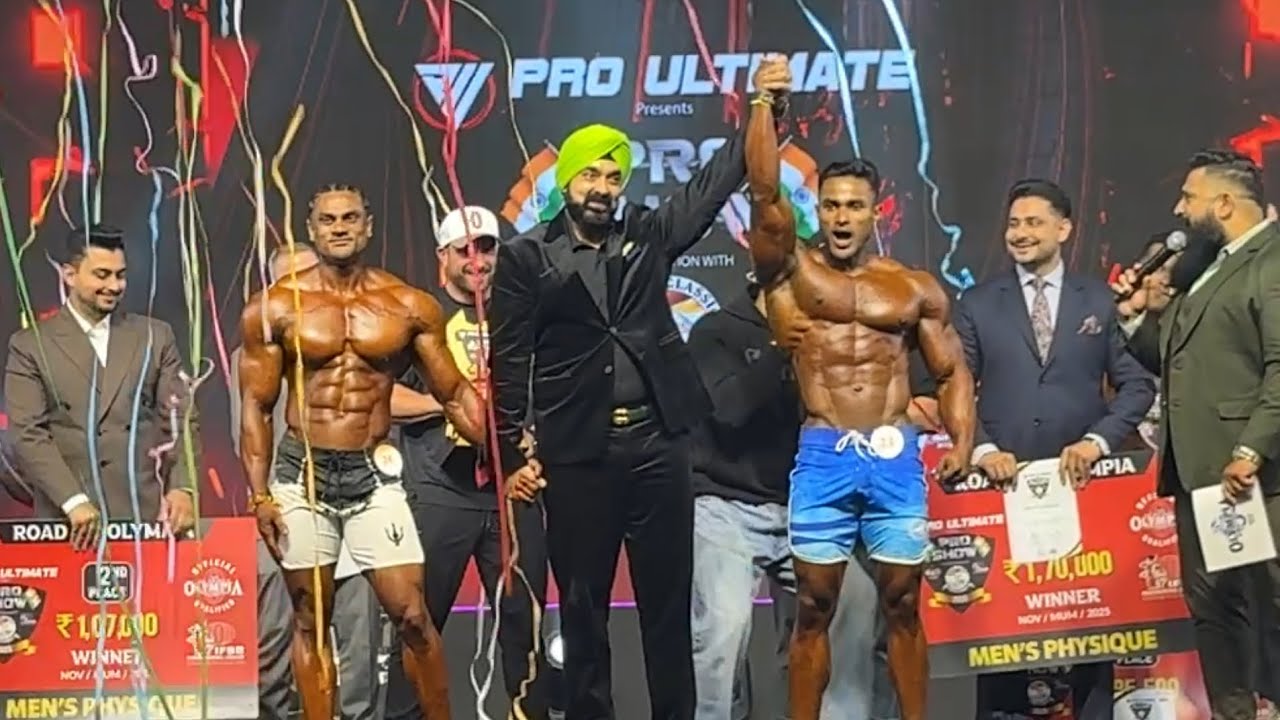 Заслуженная победа Аника Гоша на Bharat Pro Show Mumbai Men’s Physique | IHFF Sheru Classic 2025