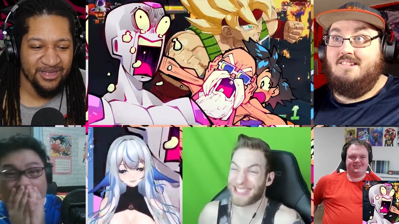 DBFZ - Bardock Boss Raid Is Impossible?? [REACTION MASH-UP]#2759
