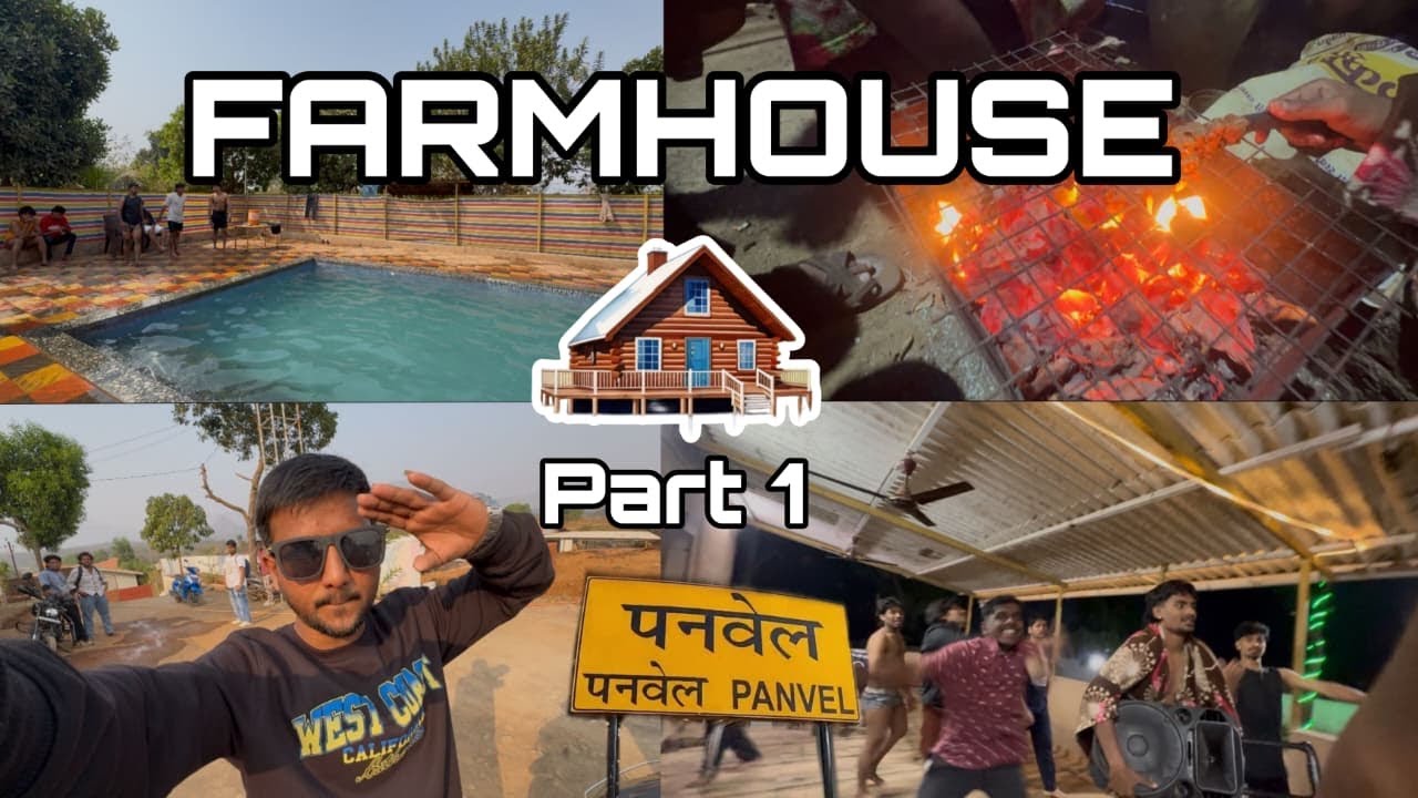 Farmhouse With Brothers || valentine day || part 1 || Panvel  #farmhouse #enjoy 