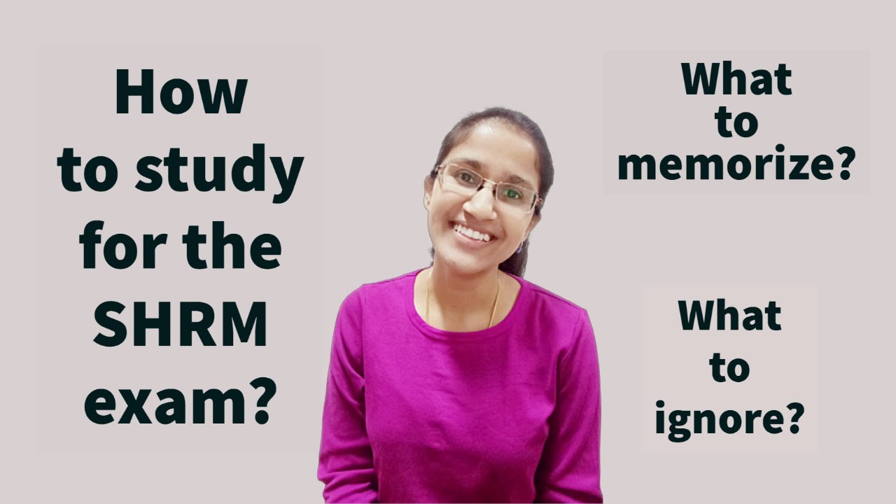 How to really study for the SHRM exam?