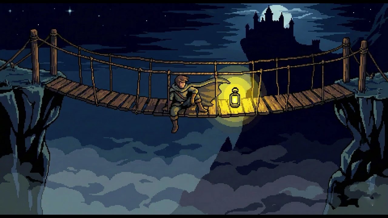 Resting on the Bridge to the Dark Castle 🏰 | Fantasy Lofi Mix