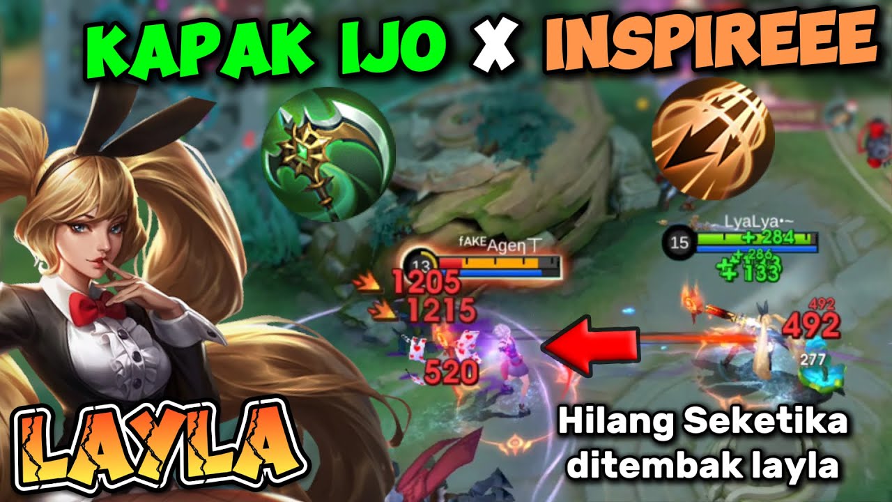 JADI GIMANA NI TEMBAKAN NYA SUAKIT POLL?? Layla x Kapak Ijo + Inspire Bersinar Laylaku :) | MLBB