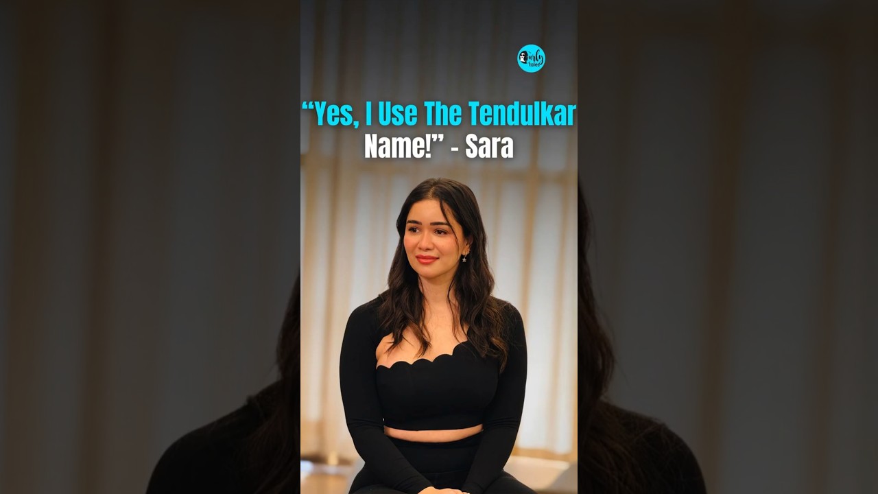 Sara Tendulkar Says: Yes, I Do Use The Tendulkar Name! | Curly Tales #shorts