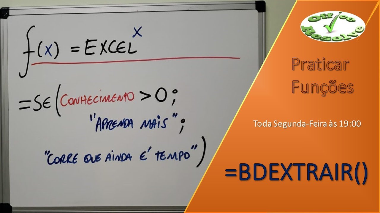 Oficina - Praticar Fun&ccedil;&otilde;es: Fun&ccedil;&atilde;o BDEXTRAIR