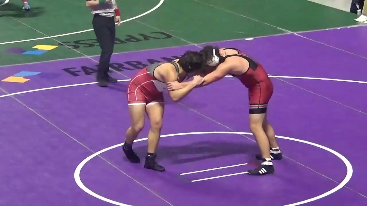 Tristen Sanchez (Uvalde) Vs R.Mata (Pioneer) 215lbs 2nd round mat 1 cfisd Invitational.