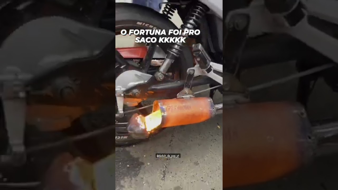 cortando giro ate pegar fogo no escape! fortuna pro saco kkk 