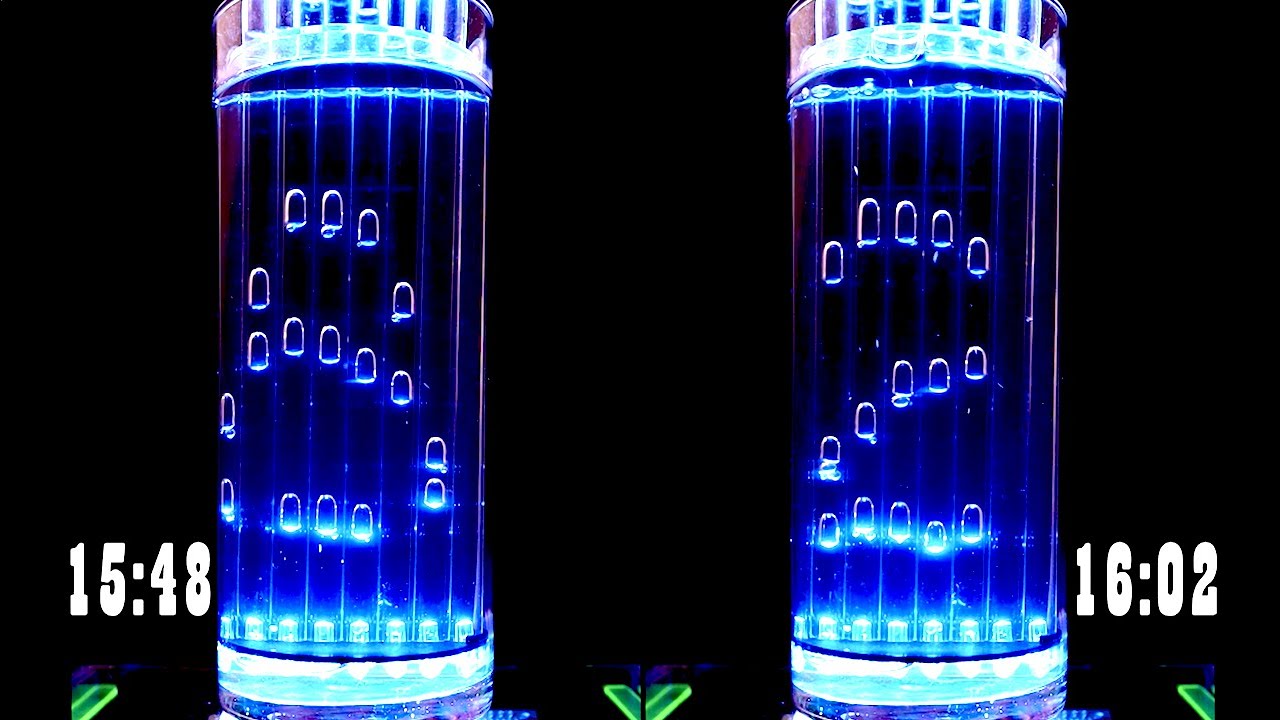 Glowing Air-Bubble Clock - ver.1 ; powered by ESP8266