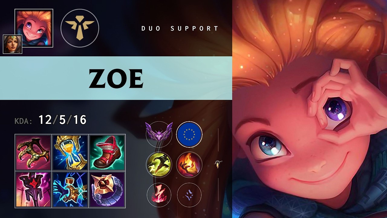 Zoe Support vs Nautilus - EUW Master Patch 26.12