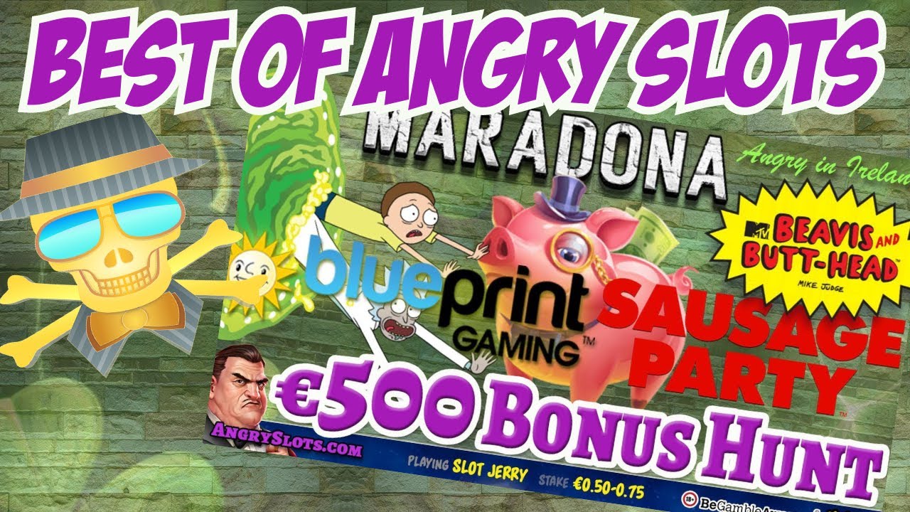 MEGAWAYS BIG WIN - Best Of Angry Slots&euro;500 *Blueprint* SLOTS BONUS HUNT - 15 bonuses
