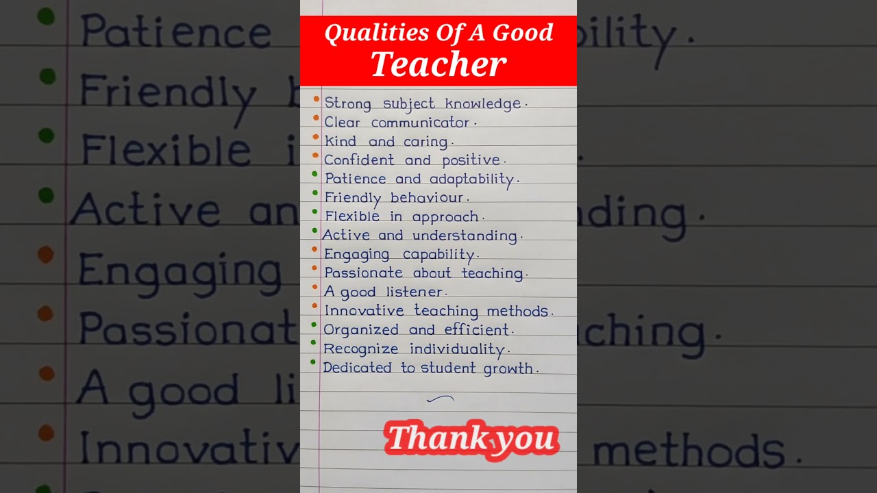Qualities Of A Good Teacher | Qualities Of A Best Teacher | #shorts&nbsp;#teacher