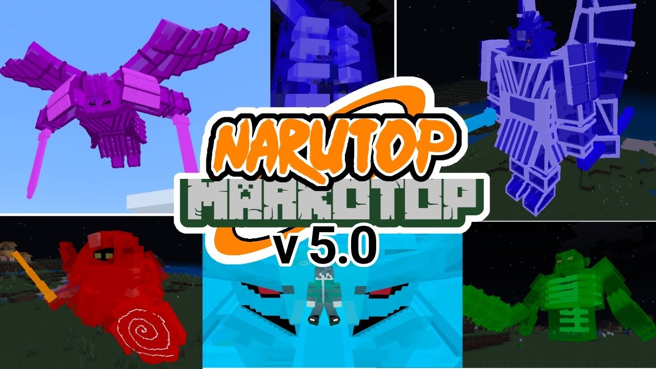 Addon Naruto Minecraft, Narutop Markotop v 5.0. Uchiha Update