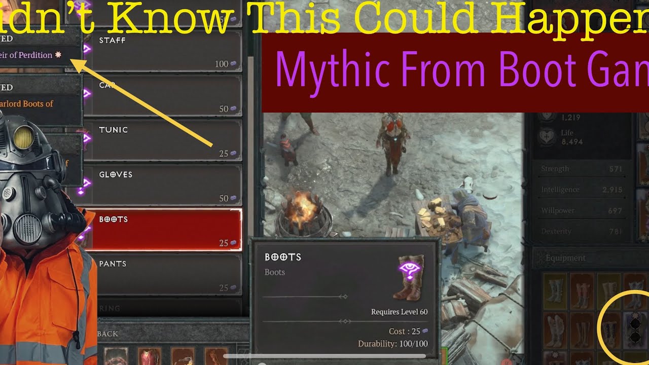 I Got A Mythic From Obols Boot Gamba!?! DIABLO 4