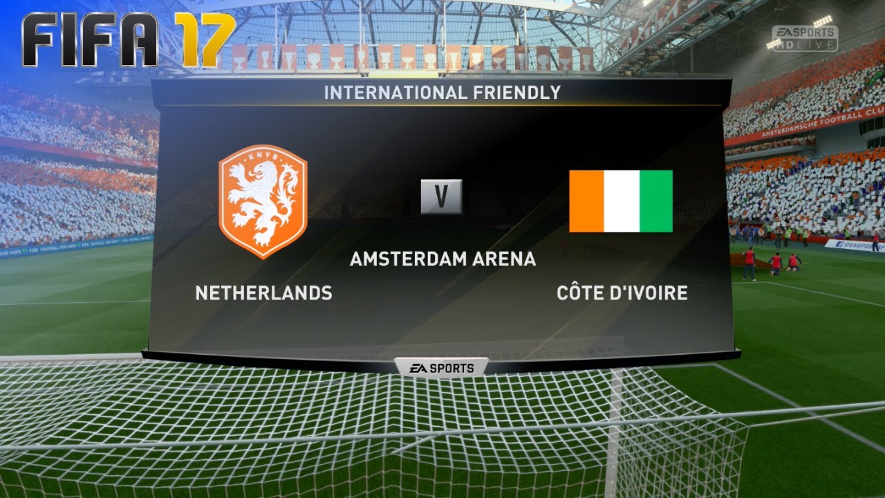 FIFA 17 - Netherlands vs. Ivory Coast @ Amsterdam ArenA