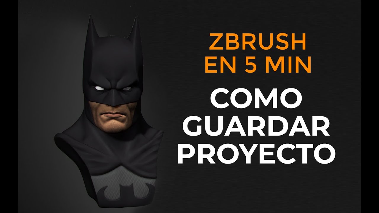 Zbrush en 5 minutos (o casi) #07 - Como guardar tu trabajo en Zbrush