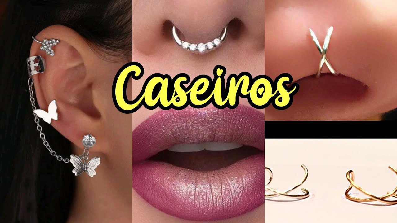 COMO FAZER PIRCINGS FALSOS CASEIROS GASTANDO MENOS DE R$5,00
