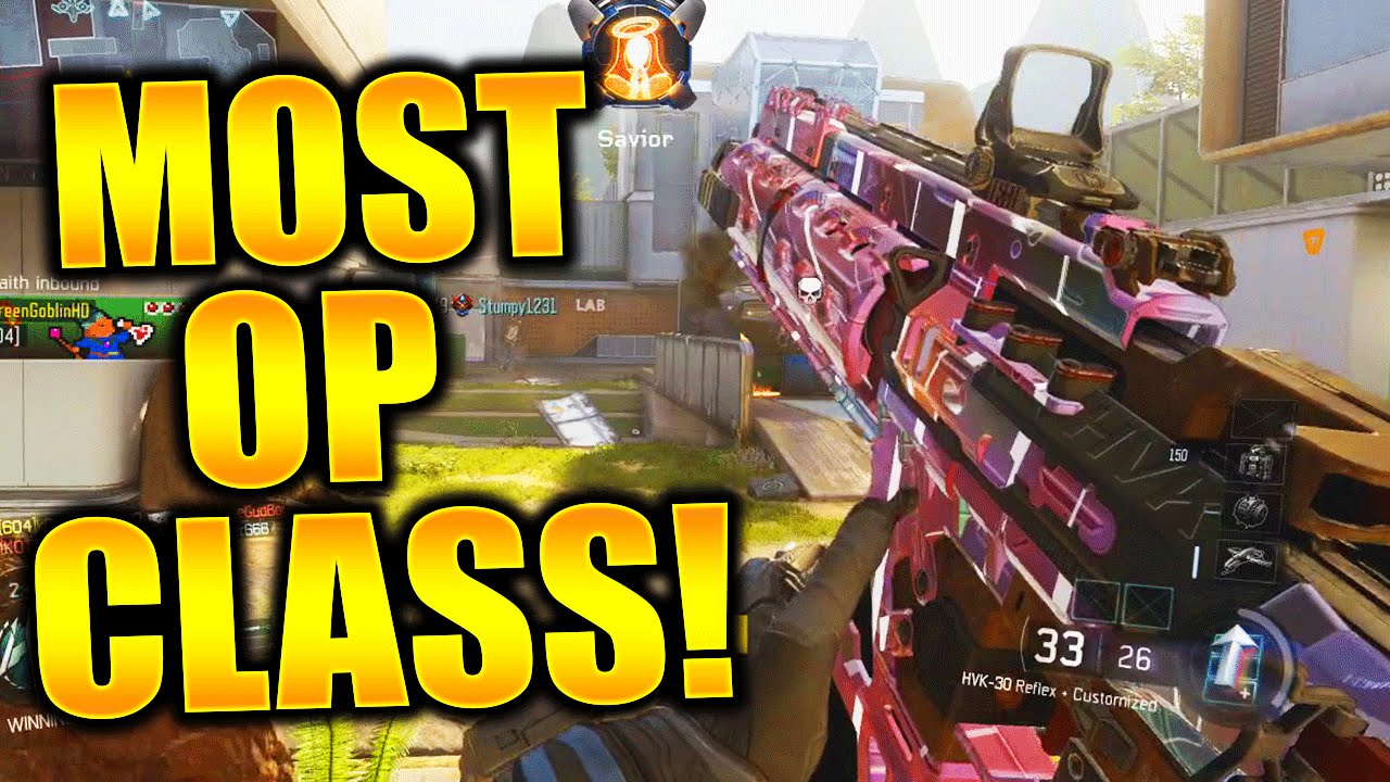 NEW OVERPOWERED CLASS SETUP! HVK-30 BLACK OPS 3 BEST CLASS SETUP!