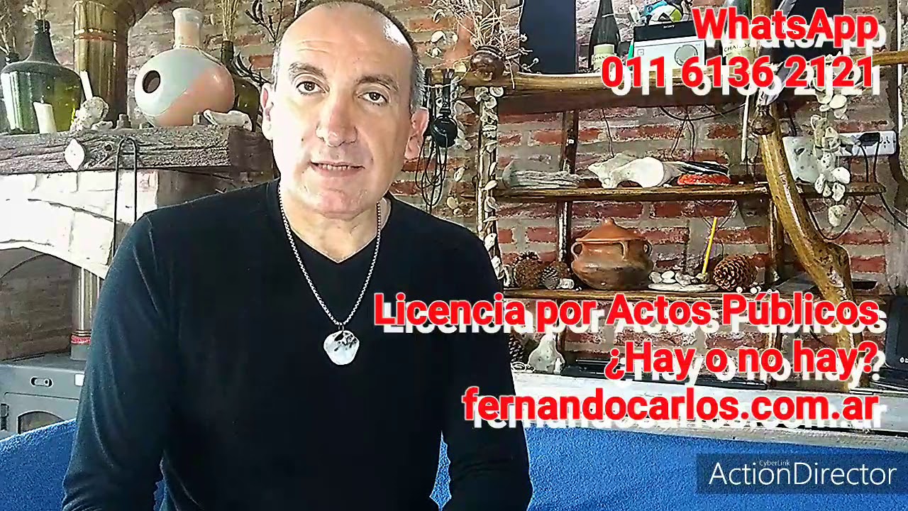 Licencia por Actos Publicos