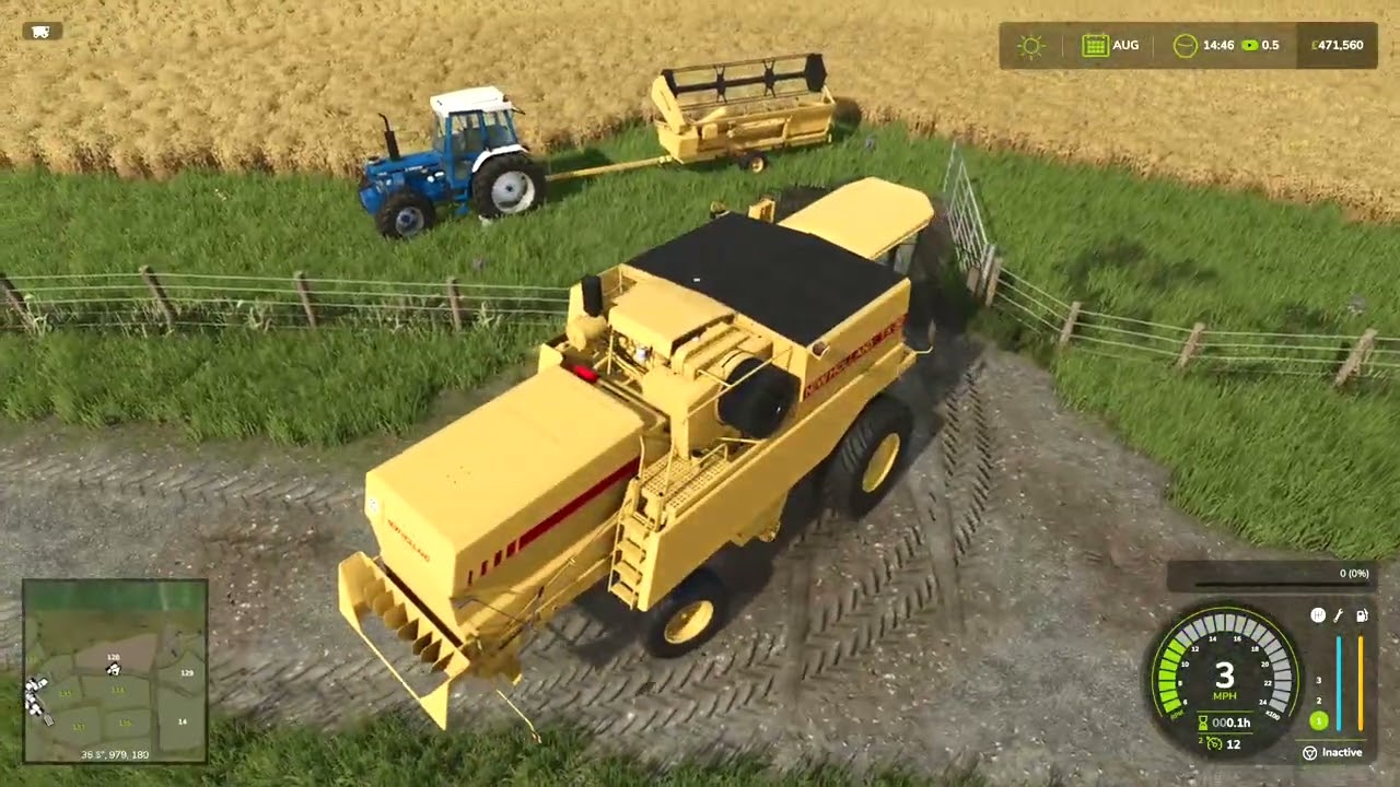 FS25 FIELDS OF TYRONE #49 | GETTING SETUP FOR HARVESTING AND MAKING A START
