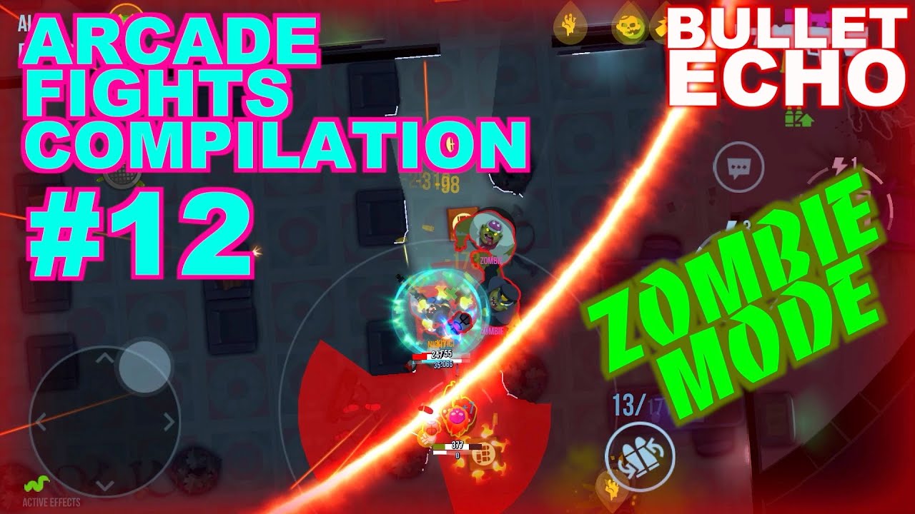 Bullet Echo | Arcade fights compilation #12 | zombie mode